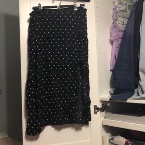 H&M polka dot skirt